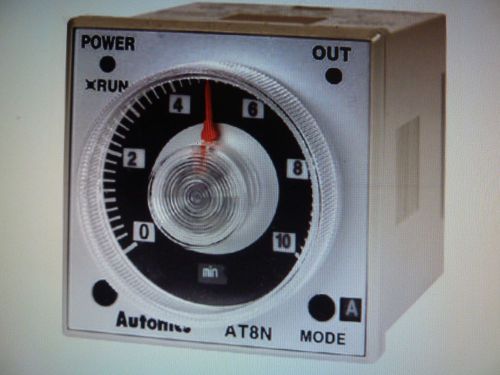Autonics AT8N Multi Function Analog Timer 100-240VAC/24-240VDC NEW