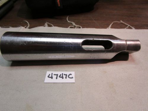 (#4747c) used usa made no.3 to no.4 morse taper drill sleeve or adaptor for sale