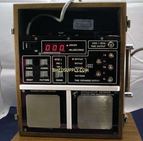 Dynatech navada 3100a defibrillator analyzer for sale