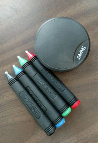 Smart Technologies SmartBoard SB580 Pens Stylus Red, Green, Blue, Black &amp; Eraser