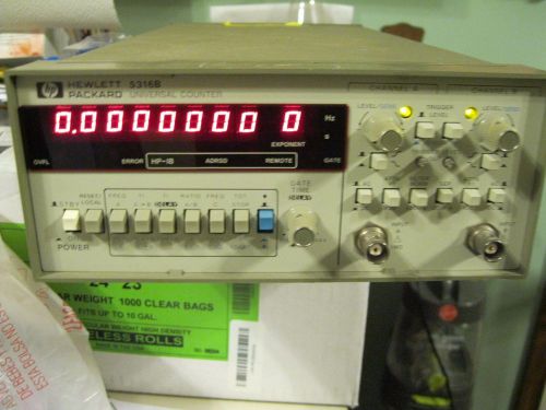 HP Agilent Universal Frequency Counter 5316B  KODAK digital vintage