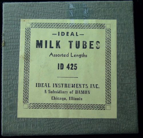 Milk Teat Canal Tubes IDEAL Two Side Opening Lot of 12 ~ New Old Stock ~