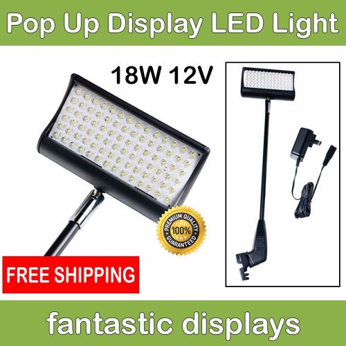 LED Light Spotlight for Fabric Pop Up Tradeshow Displays - BRIGHT 18W