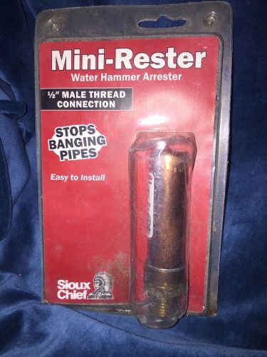 SIOUX CHIEF 660-G2 Mini-Rester   Water Hammer Arrester  1/2&#034; Male LEAD FREE