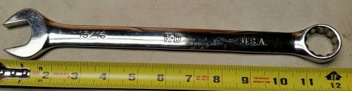 K-D Tools 15/16&#034; Combination Wrench, Full Polish, USA made