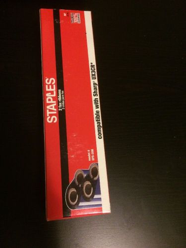 Staples (2) Fax Ribbons New &amp; Sealed In Box. #SFS-20R. 98&#039;