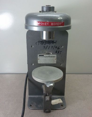 E.H. Sargent &amp; Co. Power Boring Machine Laboratory Drill S-23207, 115V, 1725rpm