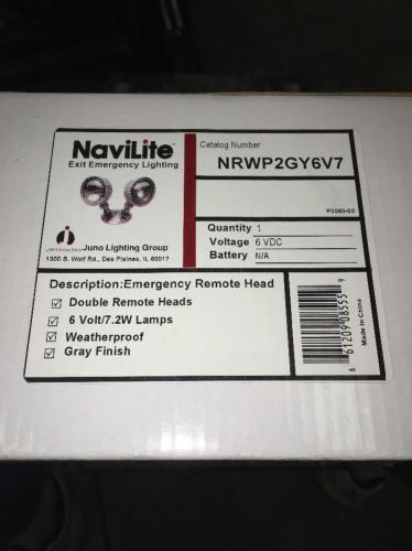 Juno NaviLite Twin Remote Head 6-Volt 7.2 Watts. (New In Factory Box)