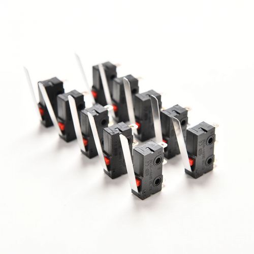 10X Tact Switch KW11-3Z 5A 250V Microswitch 3PIN Buckle TBUS