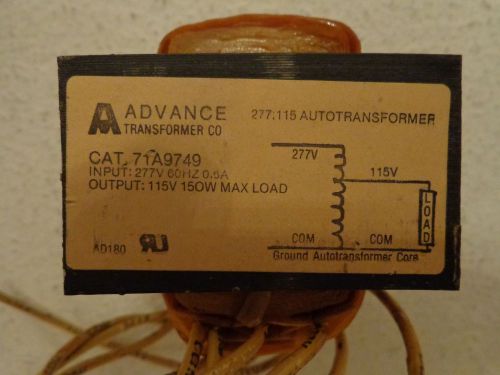 Advanced Transformer Inc 71A9749 277v to 115v 150W Max Load Transformer Only