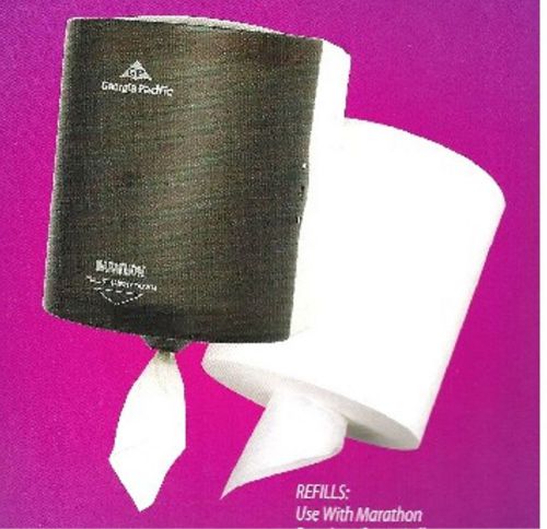 1 Central Pull Paper Towel Dispenser Plastic &amp; 1 Free Paper Towel Roll GP