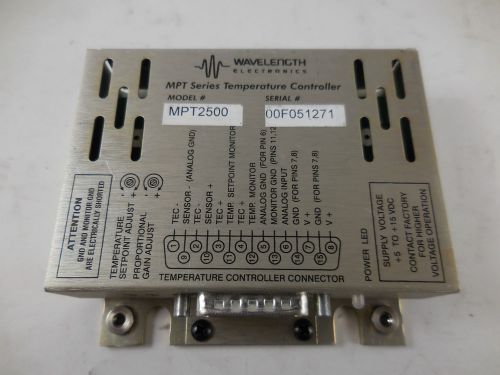 Wavelength Electronics MPT Series Temperature Controller Model MPT2500