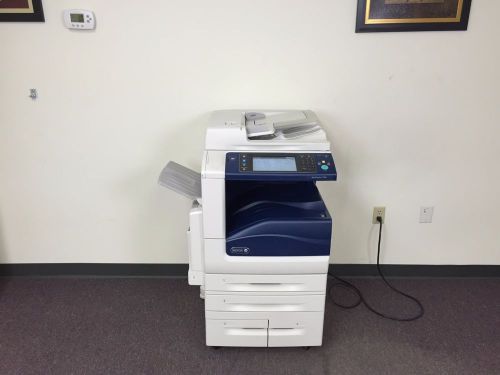 Xerox workcentre 7556 color copier machine network printer scan fax copy mfp for sale