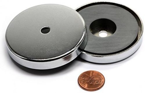1 ct cms magnetics® 50lb holding power round base magnet rb60 2.37 cup magnets for sale