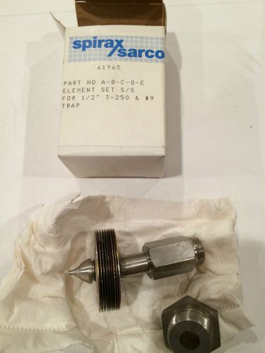 Spirax Sarco 61965 Element with Lockwasher for 1/2&#034; T-250 No 9 Series New in Box
