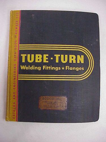 1943 tube-turn industrial catalog no. 111 welding fittings flanges for sale