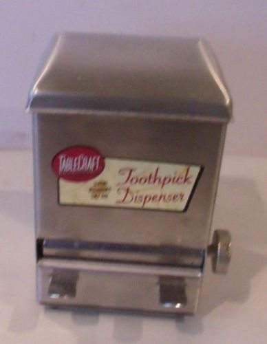 Tablecraft Products Retro Stainless Steel Toothpick Dispenser