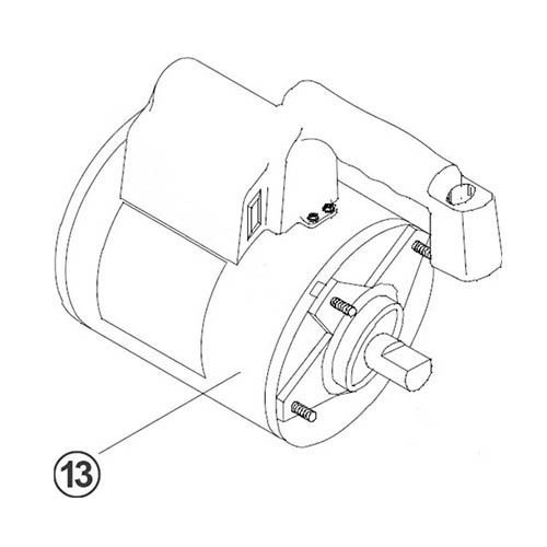 Robinair 15370 Replacement Motor and Power Cord for 15600 Pump