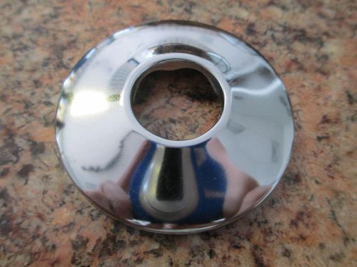 10 1/2 INCH IPS ESCUTCHEON in CHROME for 1/2&#034; IRON PIPES or 3/4 COPPER