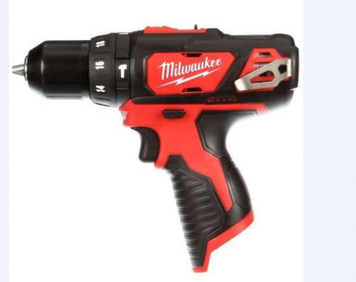 New milwaukee m12 12-volt lithium-ion cordless 3/8 in. hammer drill/driver tool for sale