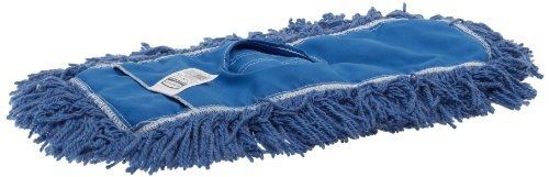 Rubbermaid commercial fgj25200bl00 twisted loop dust mop, blend 18-inch, blue for sale