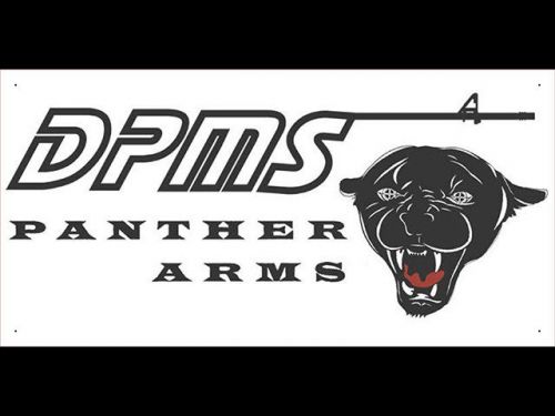 Advertising Display Banner for DPMS Panther Arms Dealer Gun Shop