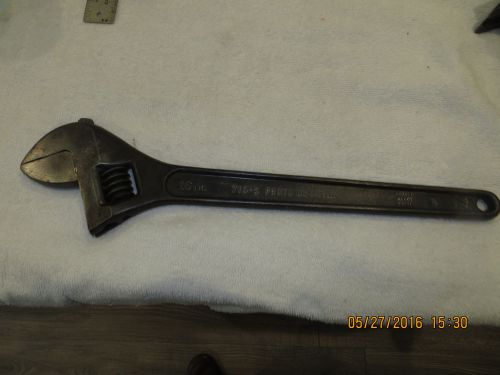 Proto professional 716-s 16&#034; adjustable wrench us made in los angeles for sale