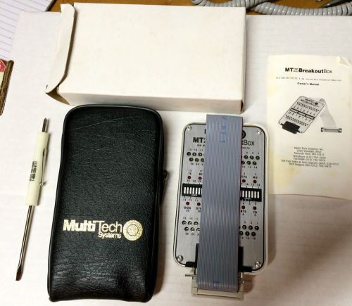 MULTI-TECH SYSTEMS MT25 BREAKOUT BOX MONITOR - New In Box