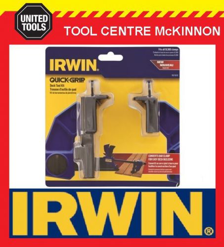 IRWIN QUICK-GRIP DECK TOOL KIT – FOR CLAMPING DECKING BOARDS USING SL300 CLAMPS