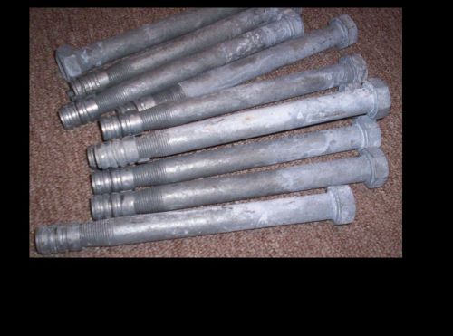 3/4 x 8 taper bolt anchor galvanized 10 pieces new for sale