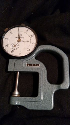 Mitutoyo 7304 Dial Thickness Gauge .001&#034;-1.000&#034; &amp; No. 2416 Dial Indicator