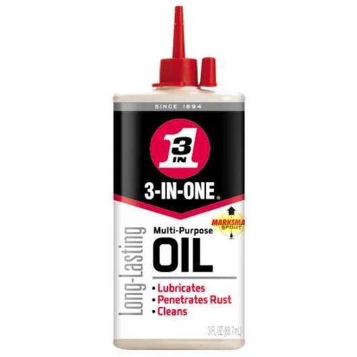 3 in 1 household oil 3 oz wd-40 company lubricants 10035 079567100355 for sale