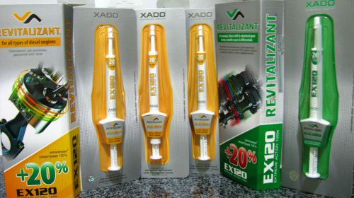 EX120 XADO SET 3 syringe for diesel+1for Manual Gearbox,Direct Shift &amp;Different
