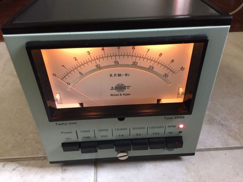 Bruel &amp; Kjaer Tachometer 5586 RPM to Hz Tacho Unit Bruel Kjaer 5586