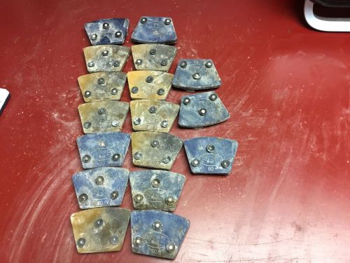 Set of 17 SASE Concrete Diamond Tooling Trapezoid