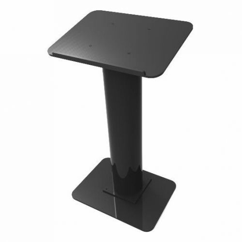 Podium, Black Acrylic Pulpit, Lectern - Assembly Required 40006