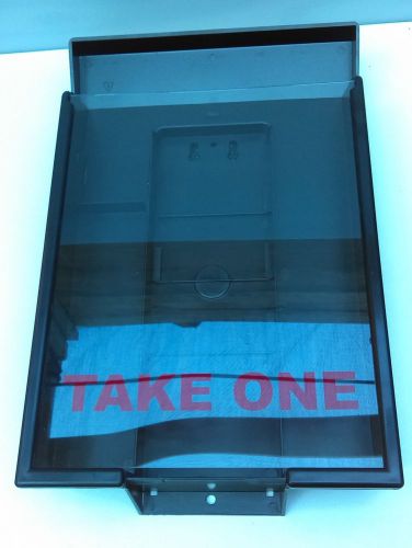 &#034; Take One&#034; Sturdy Real Estate Brochure Box - Holds 75, 8.5&#034; x 11&#034; Flyers