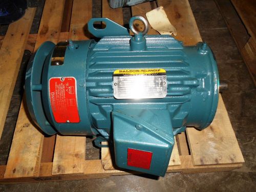 BALDOR RELIANCE 3 HP MOTOR, 230/460 VOLTS, FRAME 182TC, 1755 RPM, USED