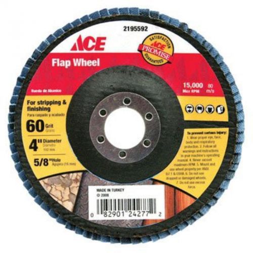 Flap Wheel 4&#034;X5/8&#034; ACE Cutoff Wheels 9706-002 082901242772
