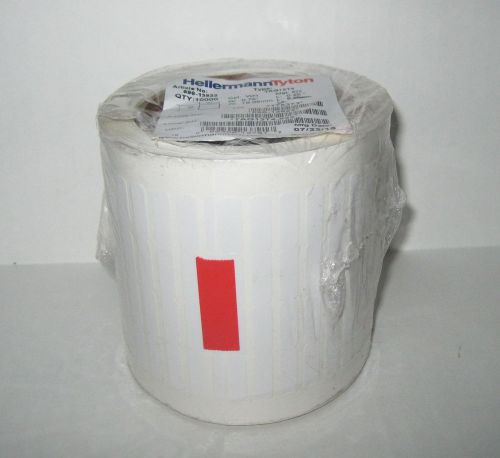 Roll of 10,000 hellermann tyton 596-13822 thermal transfer labels tag13t4 for sale
