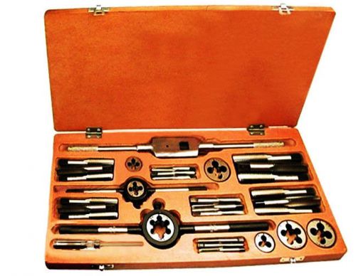 Tap and die set 1/4 to 1-1/2&#034; british standard whitworth- boxed complete bsw@sf for sale