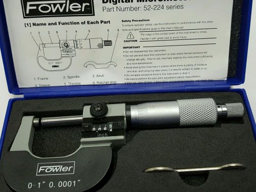Fowler digital micrometer