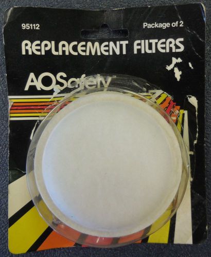 AOSAFETY 95112 Prefilter Replacement Cartridges, 2 Pack, Fits 95110 Respirator