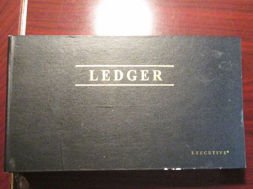STUART HALL EXECUTIVE LEDGER OUTFIT WITH INDEX 5 X 8 1/2 INCH CLEAN BOOK