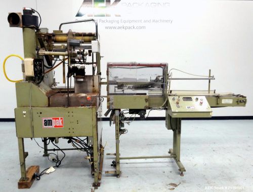 Used- Ampak Model MAX1616 Vertical Form, Fill, &amp; Seal Machine. Rated at speeds u