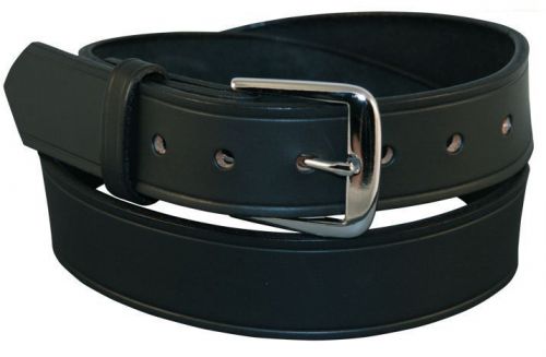 Boston Leather 6582-1-30 Size 30 Off Duty Belt 1-1/2&#034; Wide Black