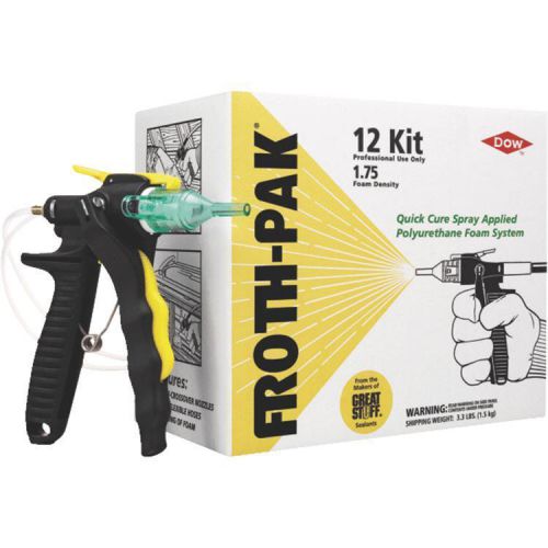 Dow froth pak 12 spray foam kit diy 144 board feet 308900 12/pack for sale