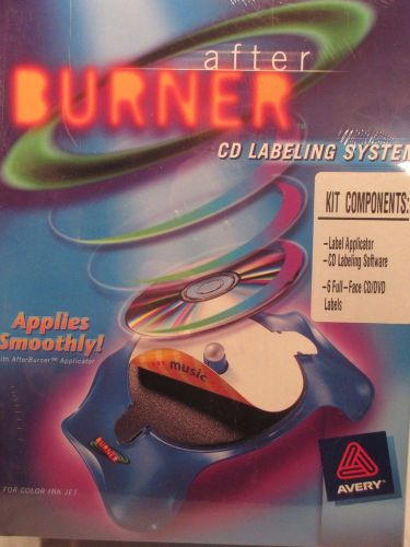 Avery AfterBurner CD Labeling System Complete Kit Sealed NEW