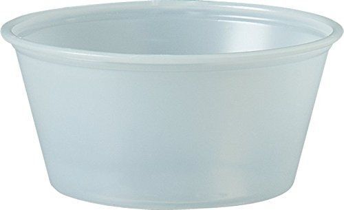 Sold Individually Solo Plastic 3.25 oz Clear Portion Container for Food,