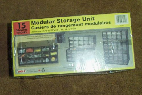 HOLT 15 DRAWER Hardware Cabinet Beads Fishing Small Parts MODULAR STORAGE